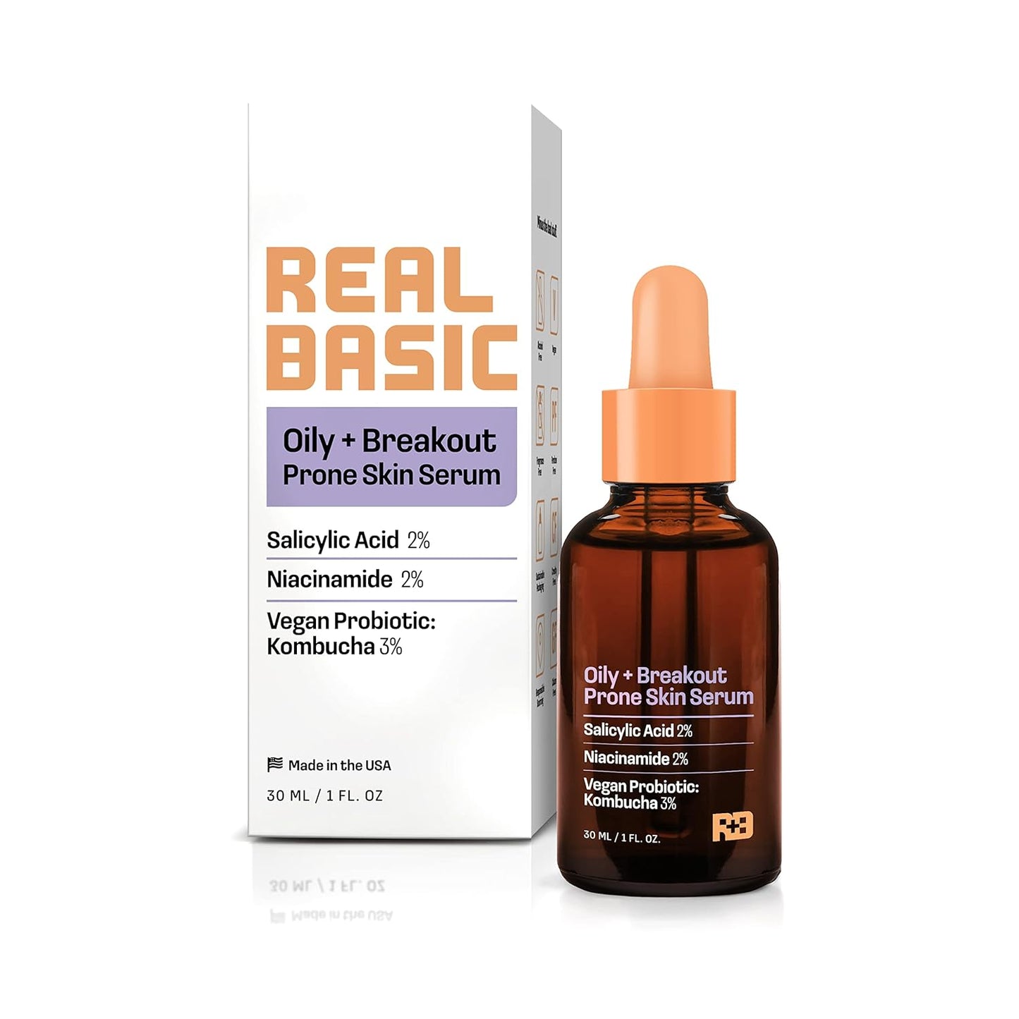 REAL BASIC SKIN SERUM FOR OILY+BREAKOUT PRONE 1OZ