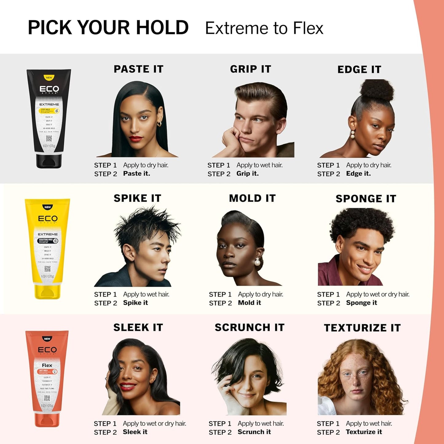 Eco Style Gel Flex Soft Hold 6 oz