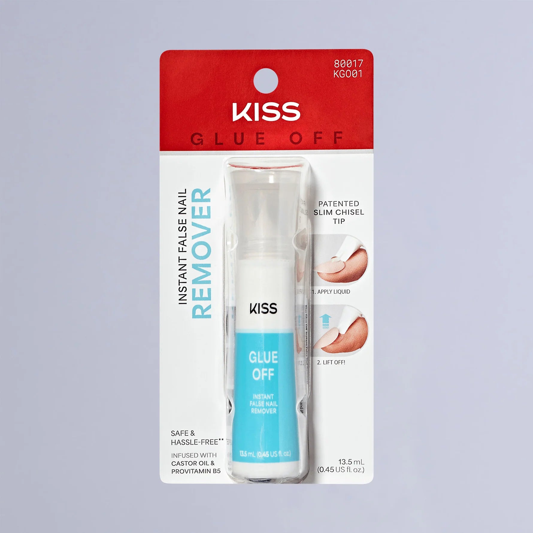 Kiss Glue Off Instant False Nail Remover KGO01 0.45 oz