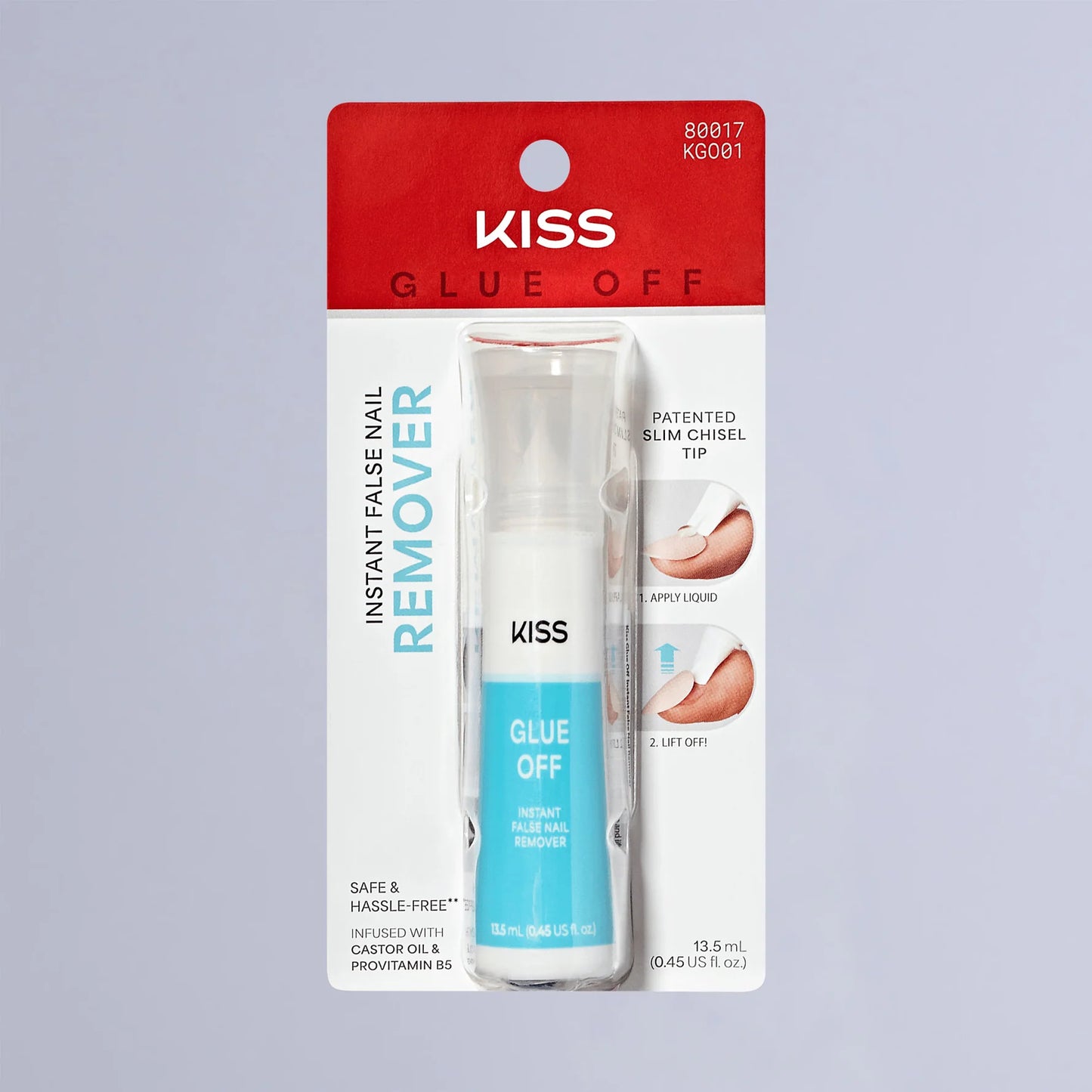 Kiss Glue Off Instant False Nail Remover KGO01 0.45 oz