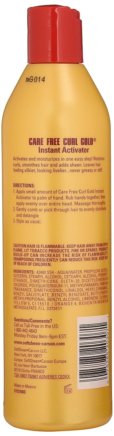SoftSheen Carson Care Free Curl Gold Instant Activator 16 OZ
