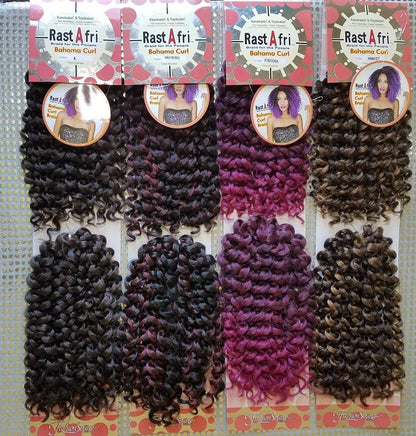RastAfri Bahama Curl Crochet Hair