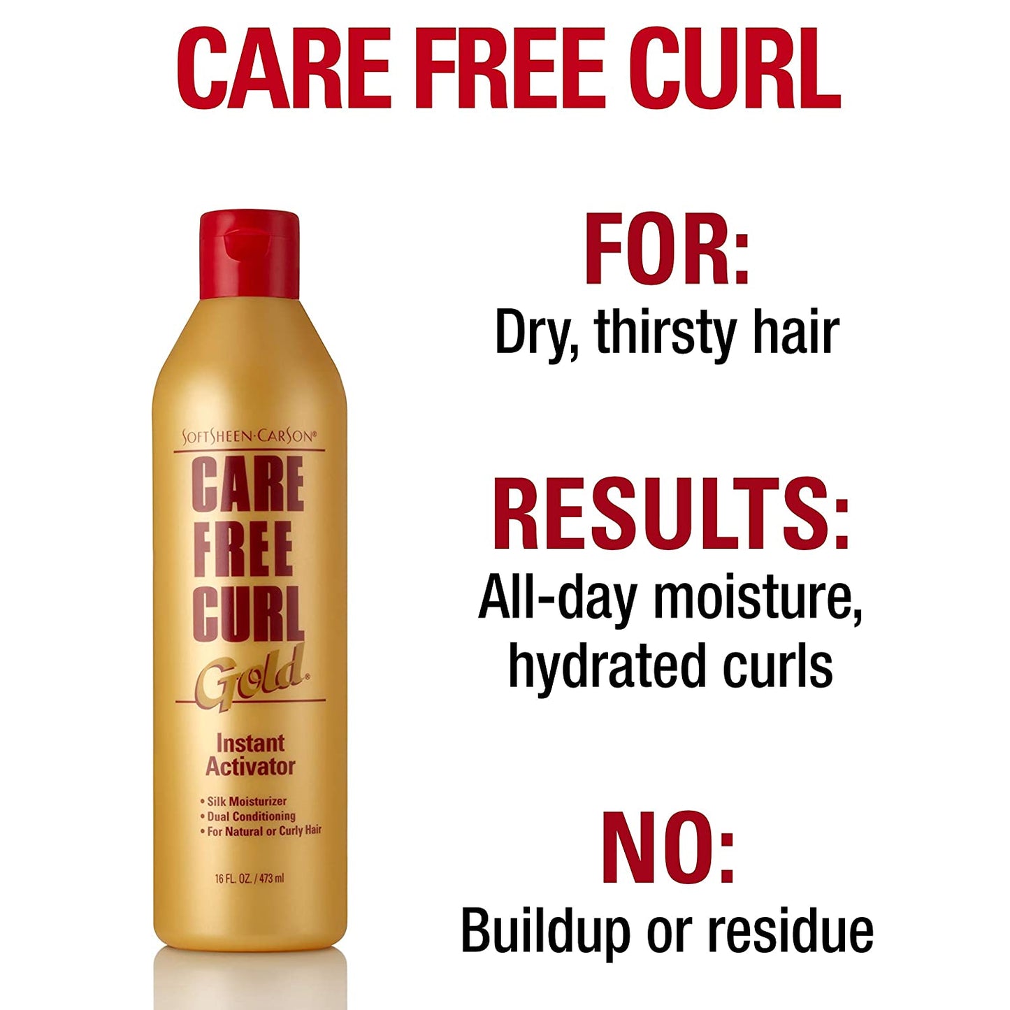 SoftSheen Carson Care Free Curl Gold Instant Activator 8 OZ