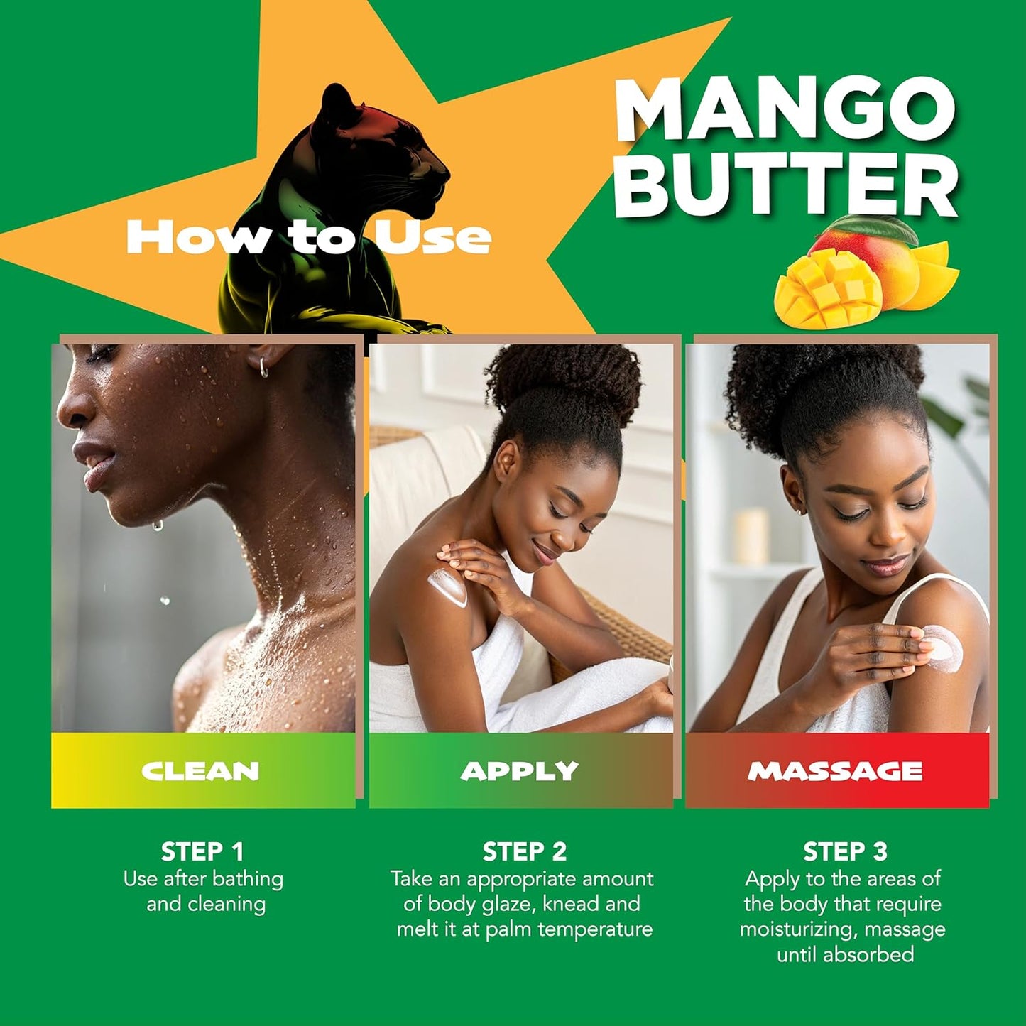 Black Panter Mango Butter 8oz