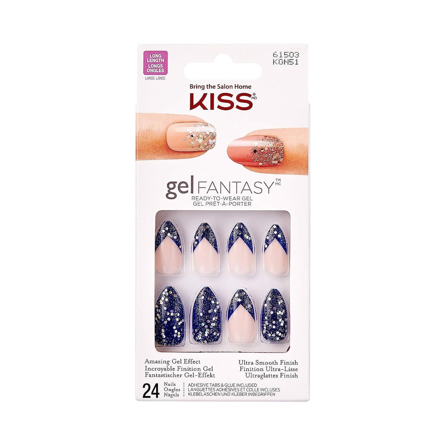 Kiss Gel Fantasy Nail Collection Ready-to-Wear Gel Manicure FG