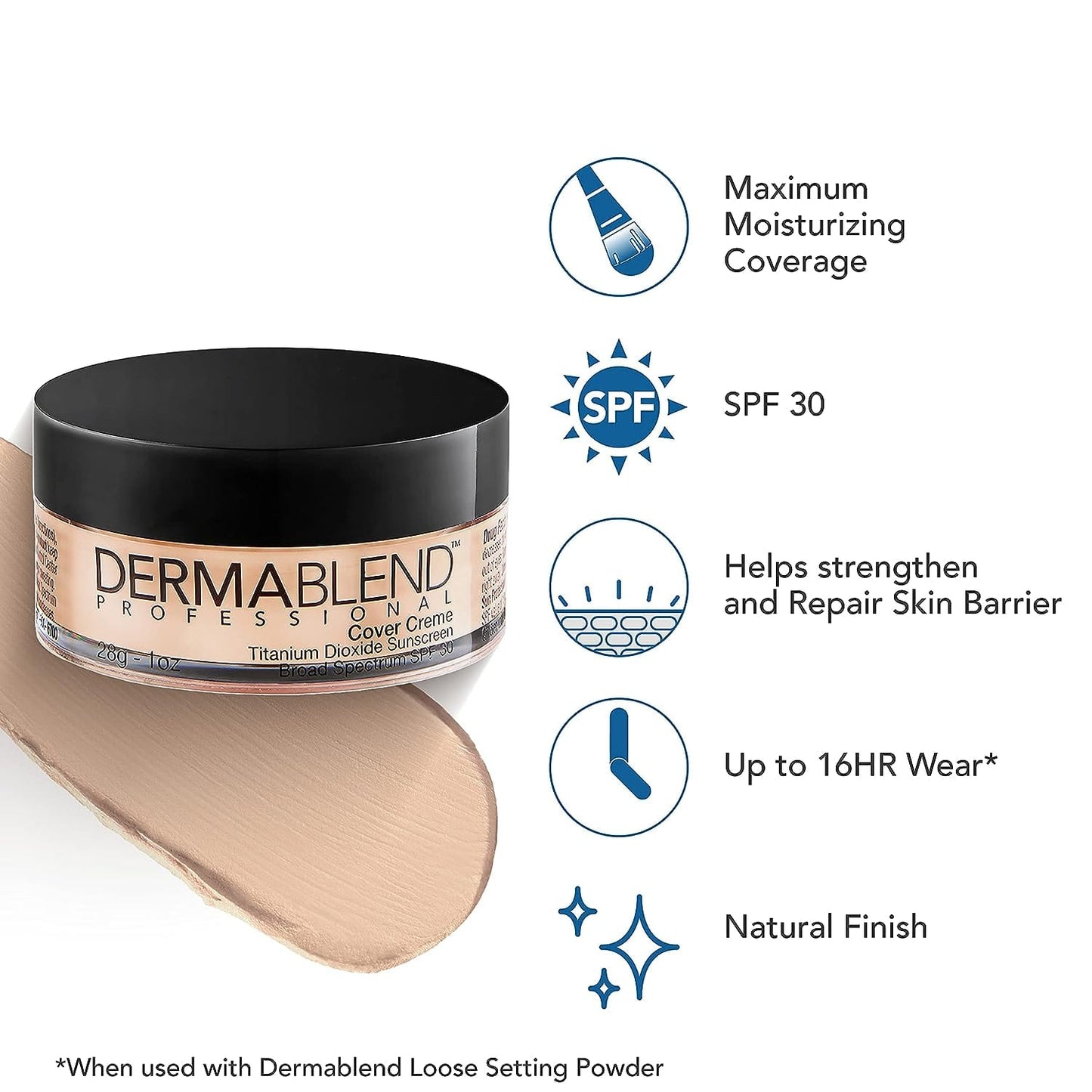 DERMABLEND COVER CREME 1OZ