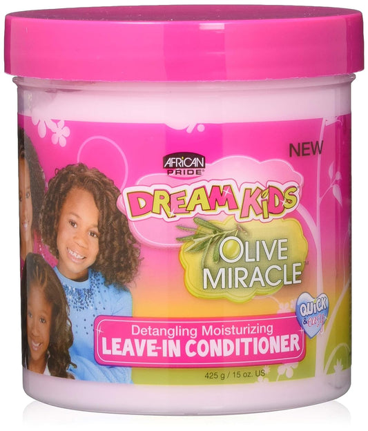 African Pride Dream Kids Olive Miracle Leave-In Conditioner 15 oz