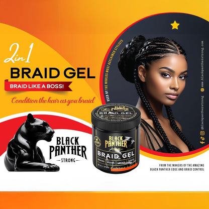 Black Panter  16 oz Braid Gel Max (Black)