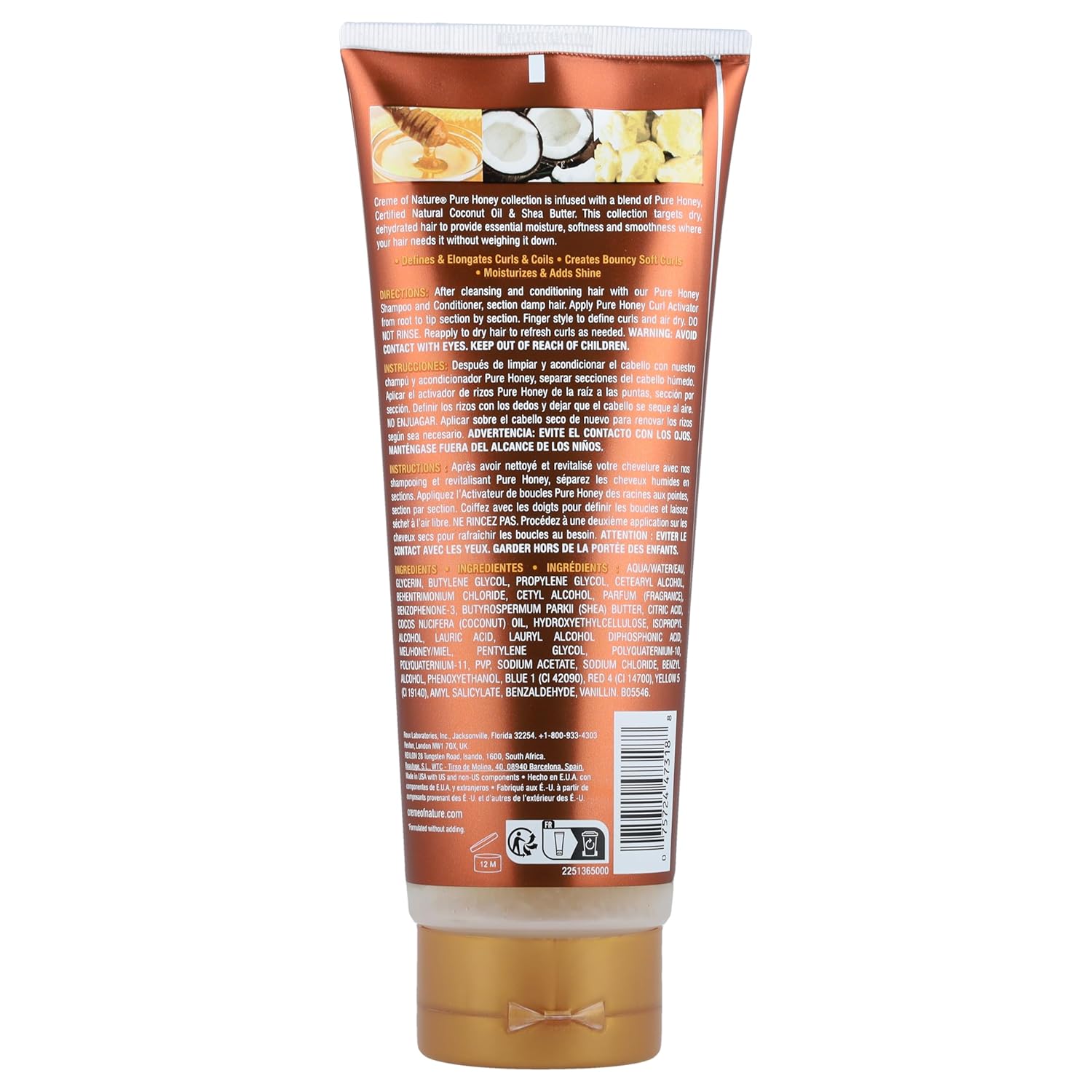 Creme of Nature Pure Honey Shrinkage Defense Curl Activator 10.5 oz