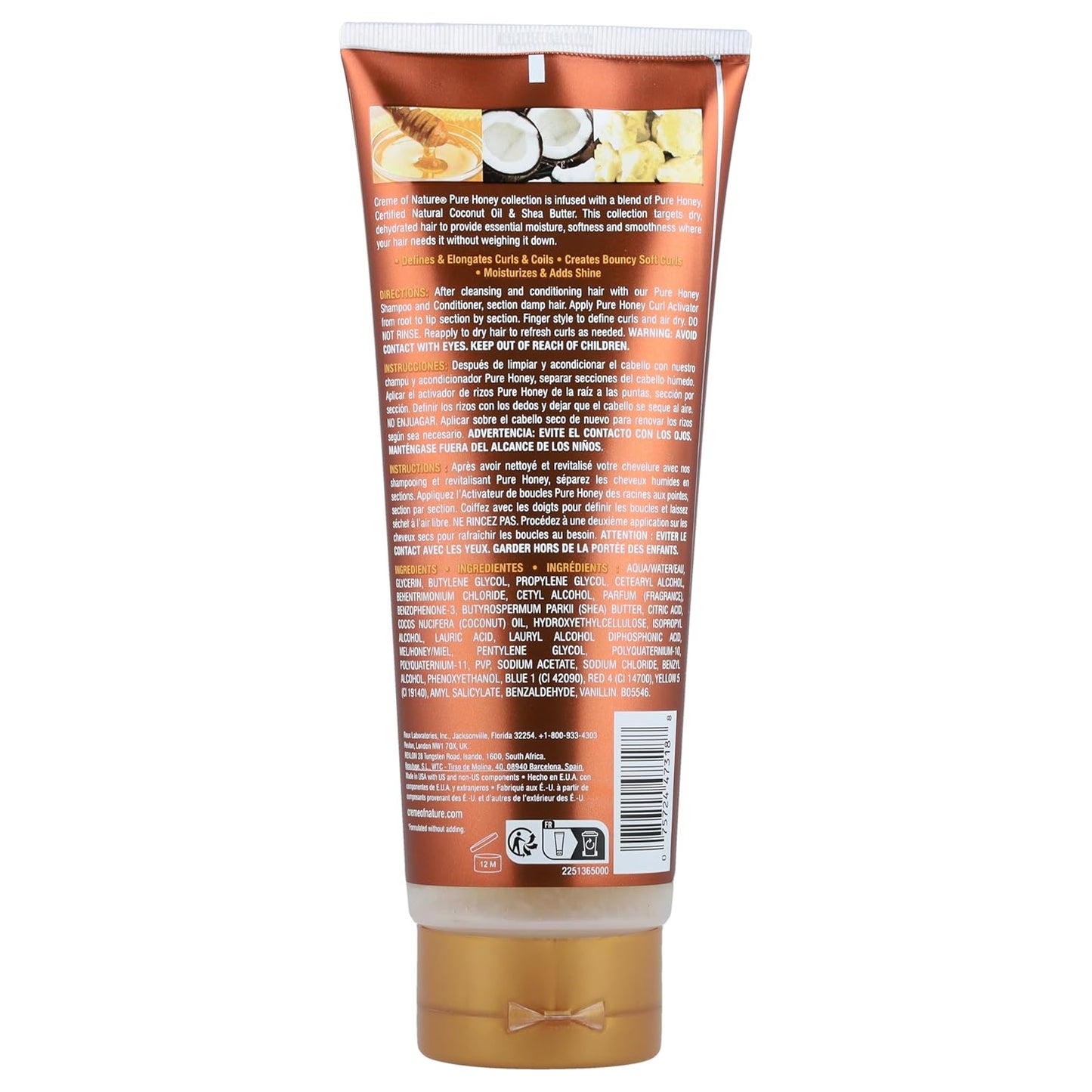 Creme of Nature Pure Honey Shrinkage Defense Curl Activator 10.5 oz