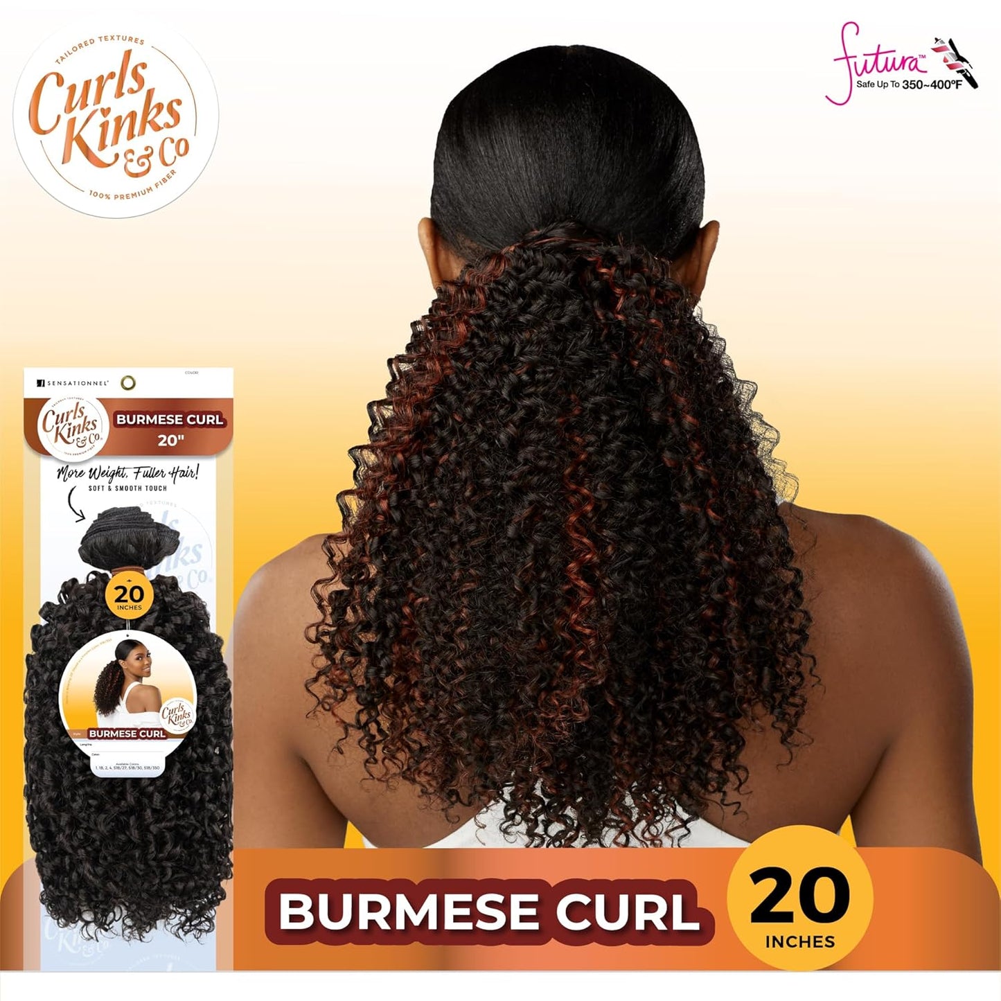Curls Kinks & Co Burmese Curl CKBC 20"