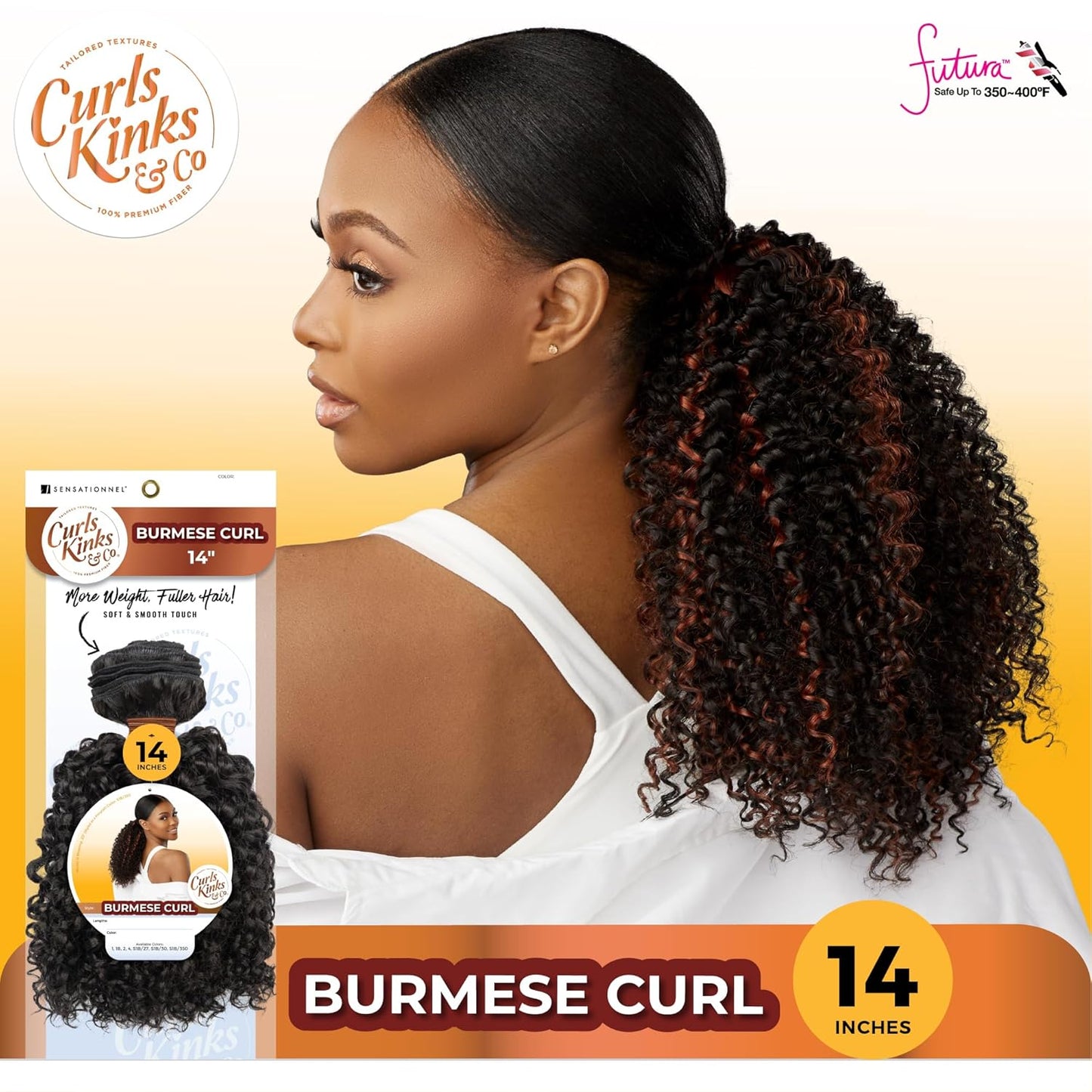 Curls Kinks & Co Burmese Curl CKBC 14"