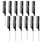 Red Rin Tail Comb 12PCS Black #CMBK04 HM94J