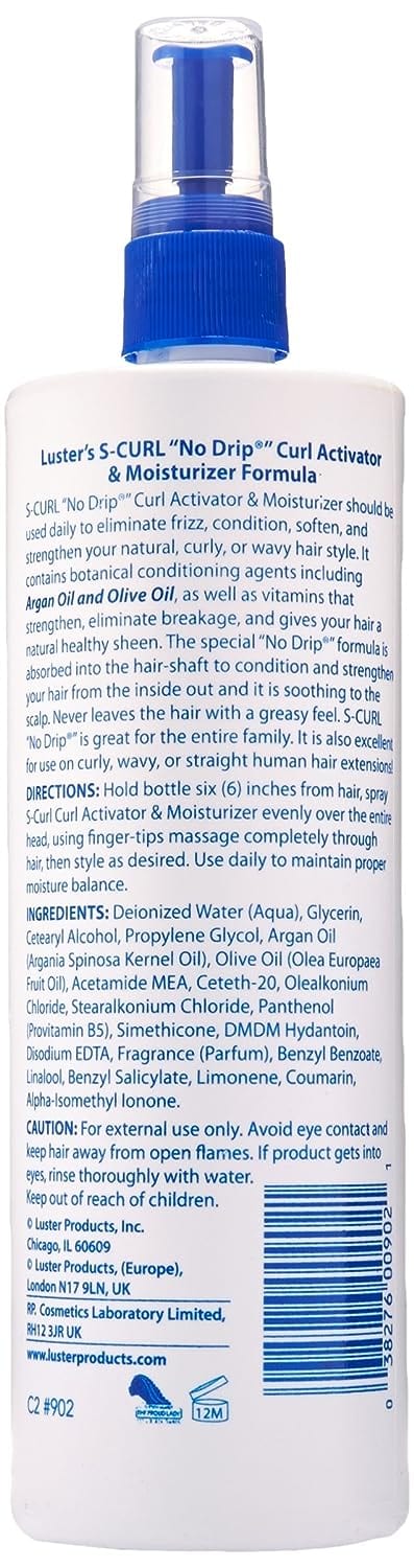 Luster's S Curl No Drip Curl Activator Moisturizer 16 oz