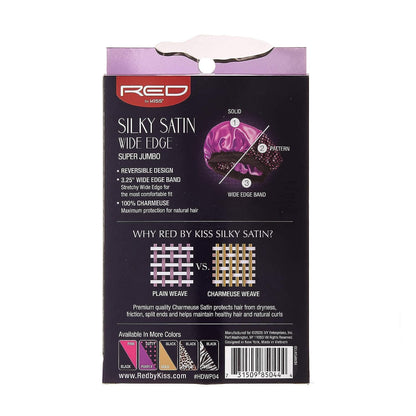 Red by Kiss Silky Stylez Wide Edge Silky Bonnet Super Jumbo HQ