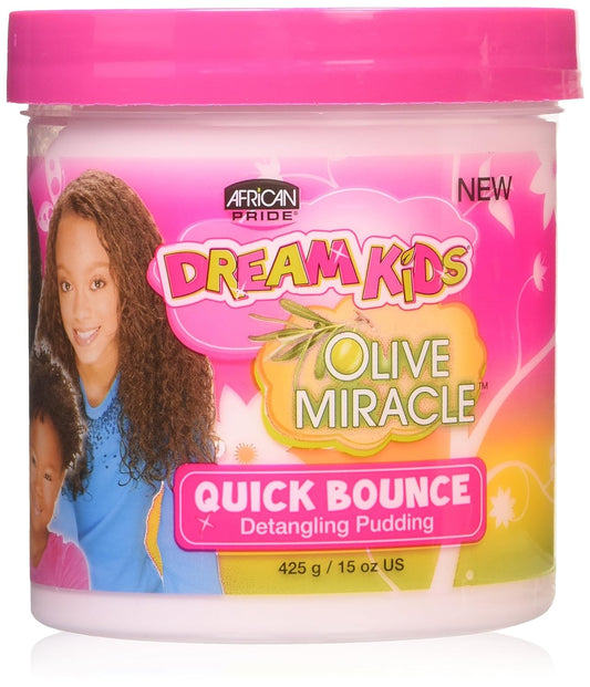 AFRICAN PRIDE Dream Kids Olive Miracle Quick Bounce Detangling Pudding 15oz