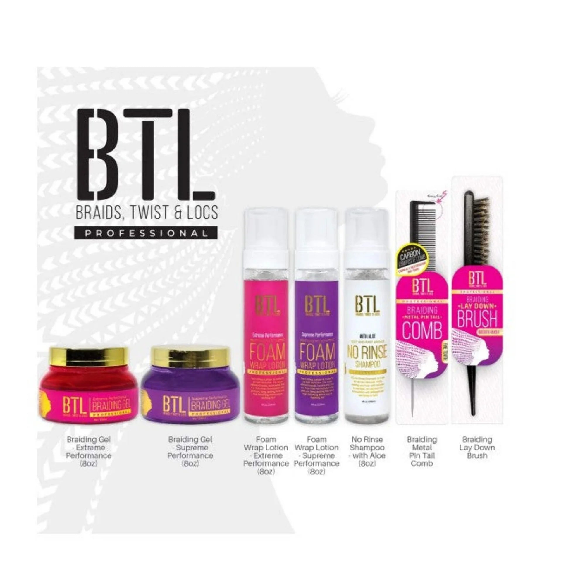BTL Braid Gel Extreme 8 oz