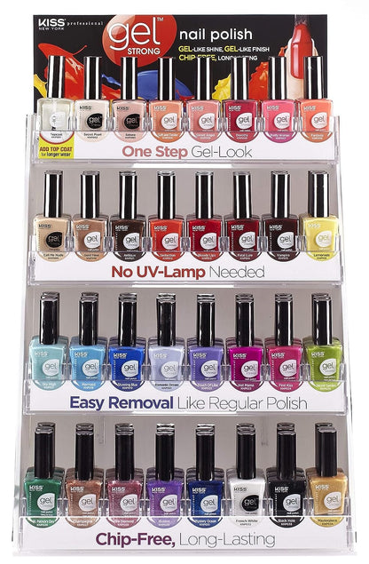 Kiss New York Gel Strong Nail Polish - KNP