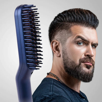 Primex #05971 Ceramic Beard & Hair Straightener Blue