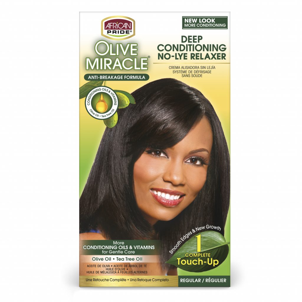 African Pride Olive Miracle Relaxer Kit Regular