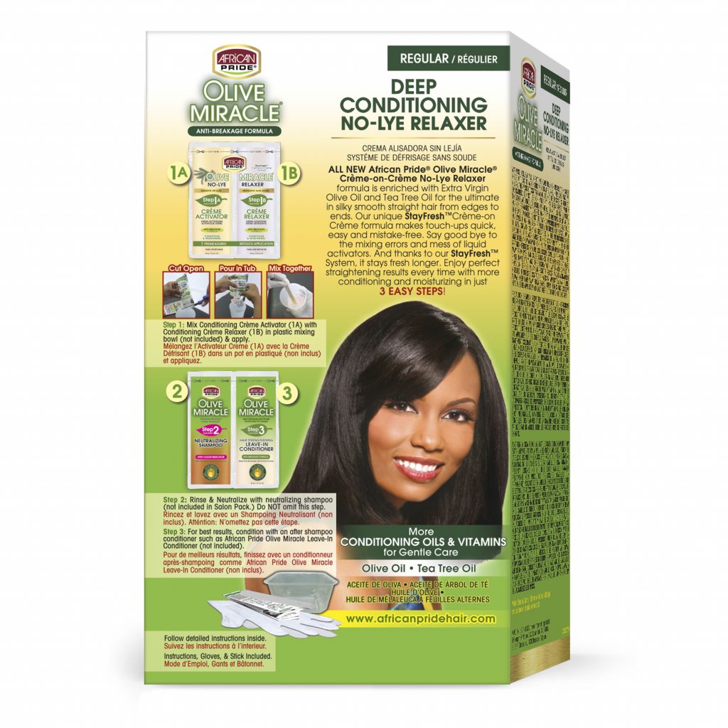 African Pride Olive Miracle Relaxer Kit Regular