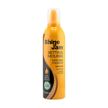 Ampro Shine N' Jam Setting Mousse Extra Hold 12 oz