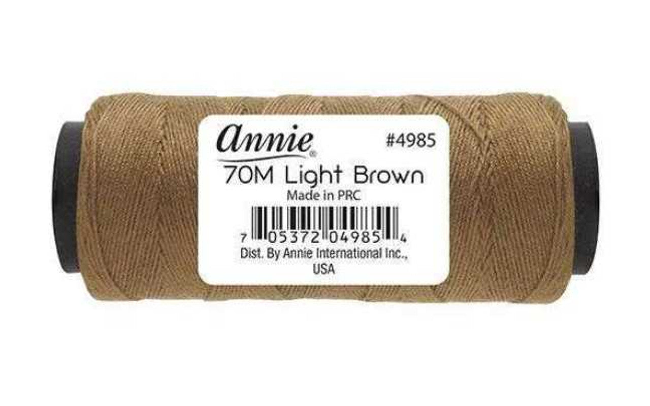 ANNIE Weaving Thread 70M - LIGHT BROWN - #4985