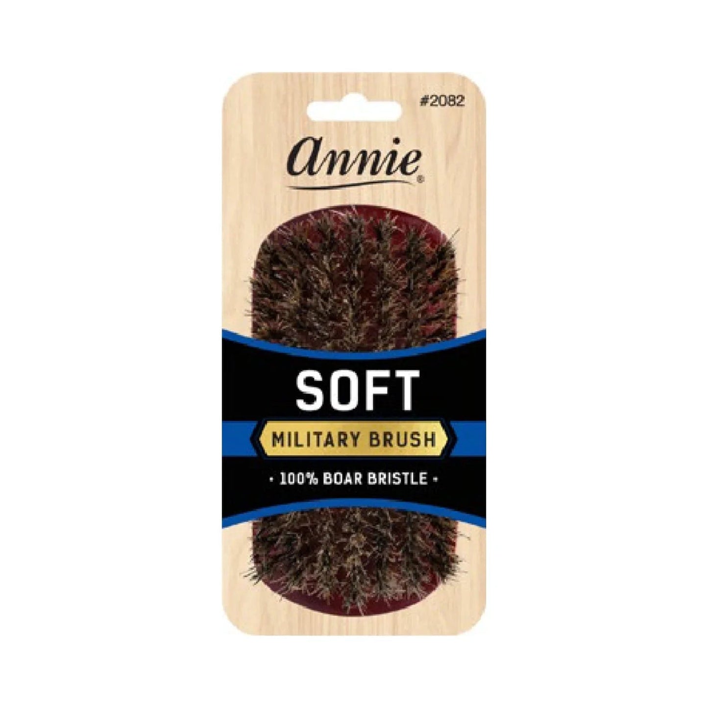 Annie Soft 100% Boar Bristle Military Brush #2082