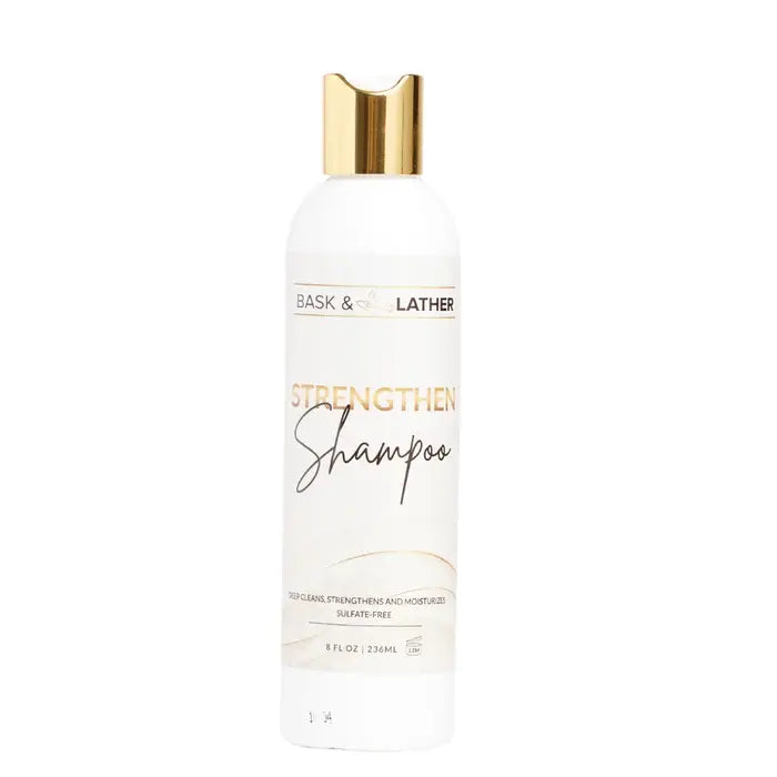Bask & Lather Strengthen Shampoo 8oz