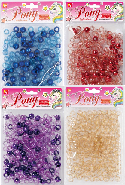 Beauty Town Large Round Galactic Pony Beads