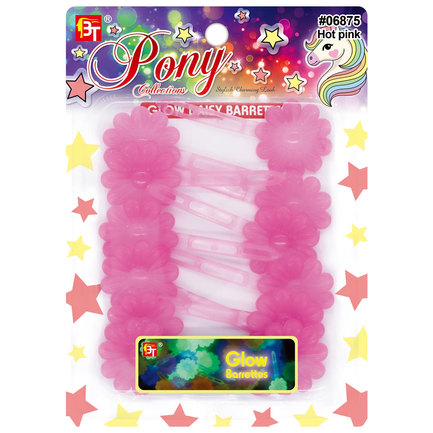 Beauty Town Glow Daisy Barrettes