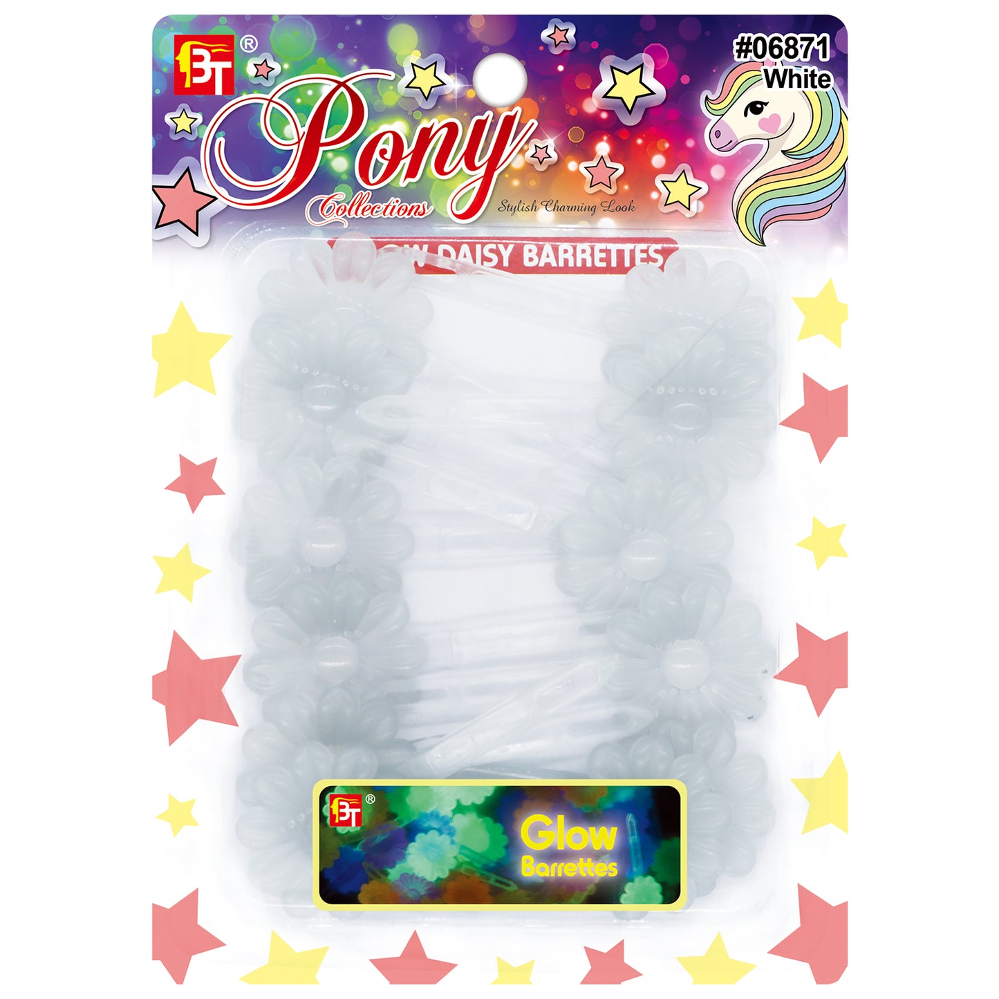 Beauty Town Glow Daisy Barrettes