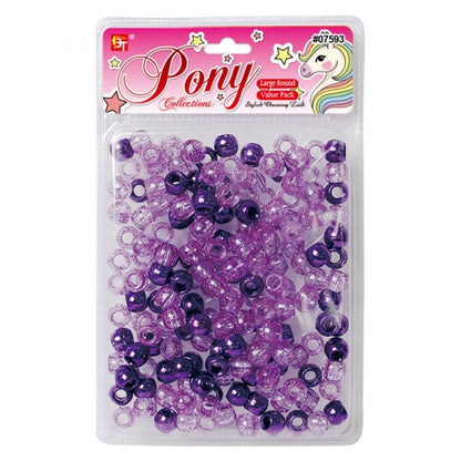 Beauty Town Large Round Galactic Pony Beads