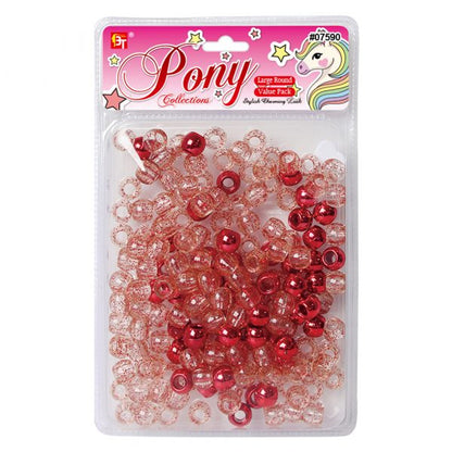Beauty Town Large Round Galactic Pony Beads