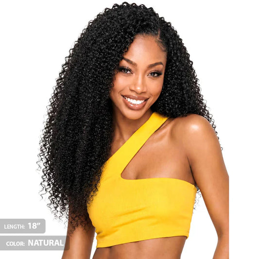 Bobbi Boss Boss Bundle Seamless 100% Unprocessed Human Hair Crochet Braids, Island Water Wave 18-Inch Ultra-Fine Pre-Looped Reusable Extensions - #BNSCIW18