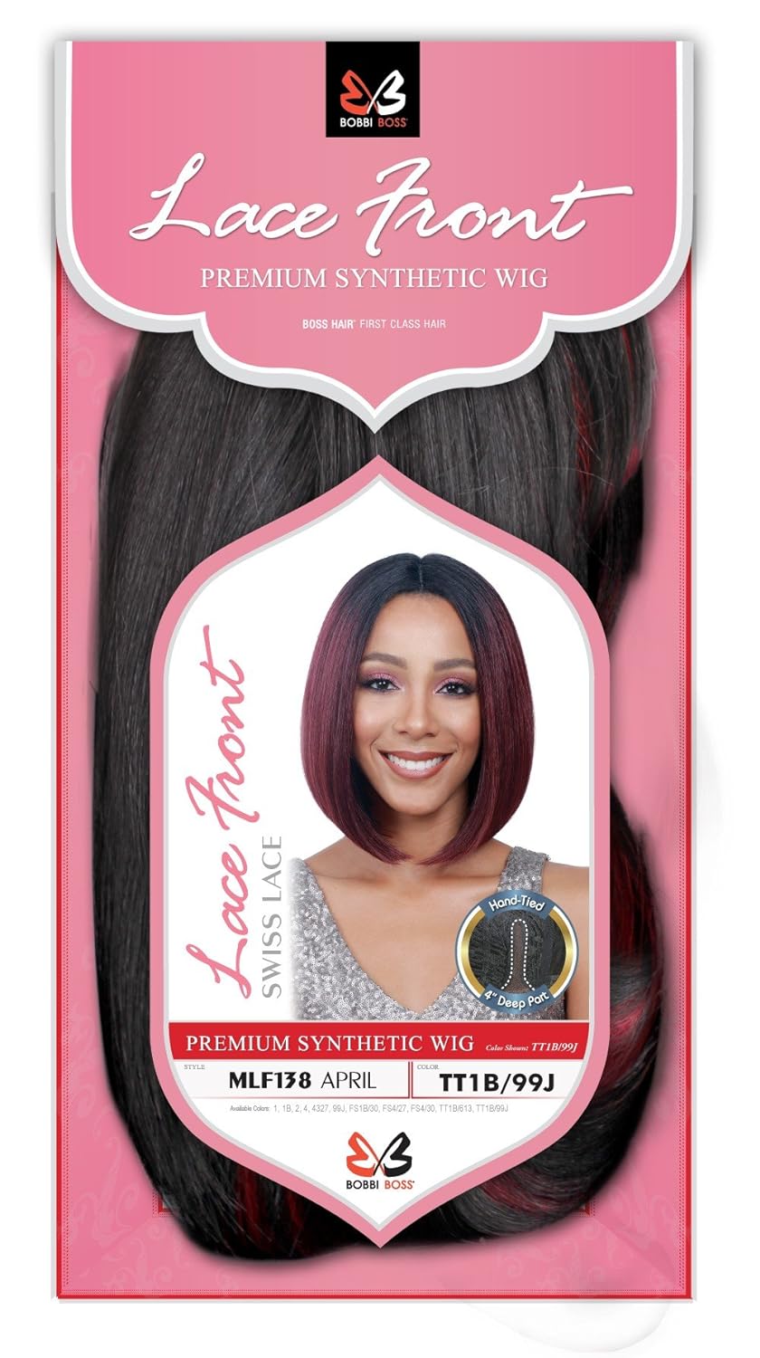 Bobbi Boss Synthetic Swiss Lace Front Wig - MLF-138 APRIL