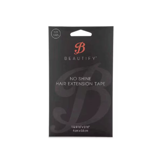 Beautify by Walker Tape No-Shine Hair Extension Tape Tabs, Hypoallergenic Double-Sided Adhesives 120-Count Bag