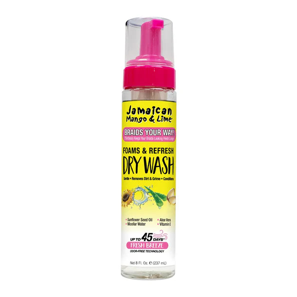 JML Braids Your Way Braid Foam Dry Wash 8 oz