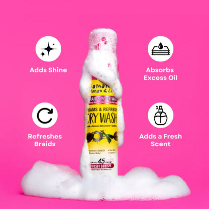 JML Braids Your Way Braid Foam Dry Wash 8 oz
