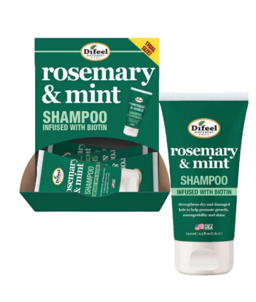 Difeel Rosemary & Mint Shampoo 2.5 oz