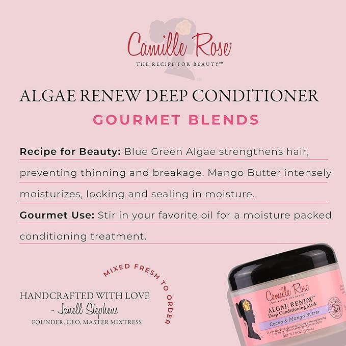 Camille Rose Alage Renew Deep Conditioning Mask 8 oz