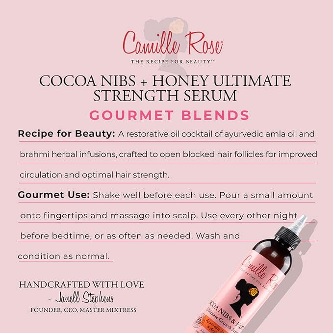 Camille Rose Cocoa Nibs & Honey Ultimate Growth Serum 8 oz