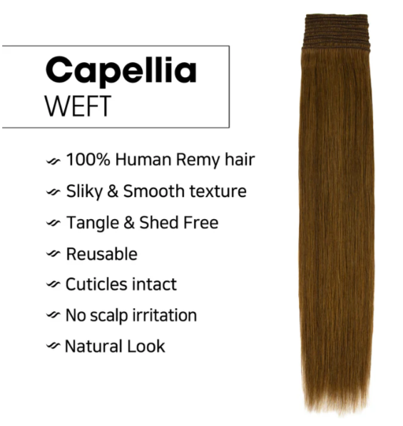 Capellia 22" Luxuriant 100% Human Remy Hair Weft Extensions