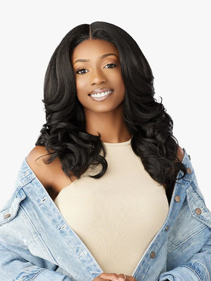 Sensationnel 20" Curls & Kinks Kinky Edges Y-Part Barrel Curl-Natural Texture
