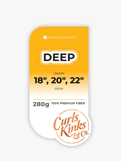 Curls Kinks & Co Deep CKMDE 18"/20"/22"