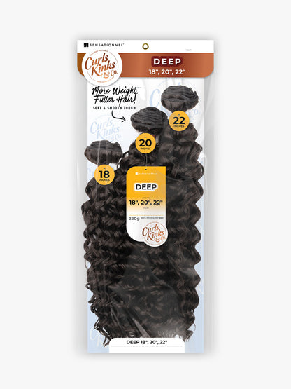 Curls Kinks & Co Deep CKMDE 18"/20"/22"