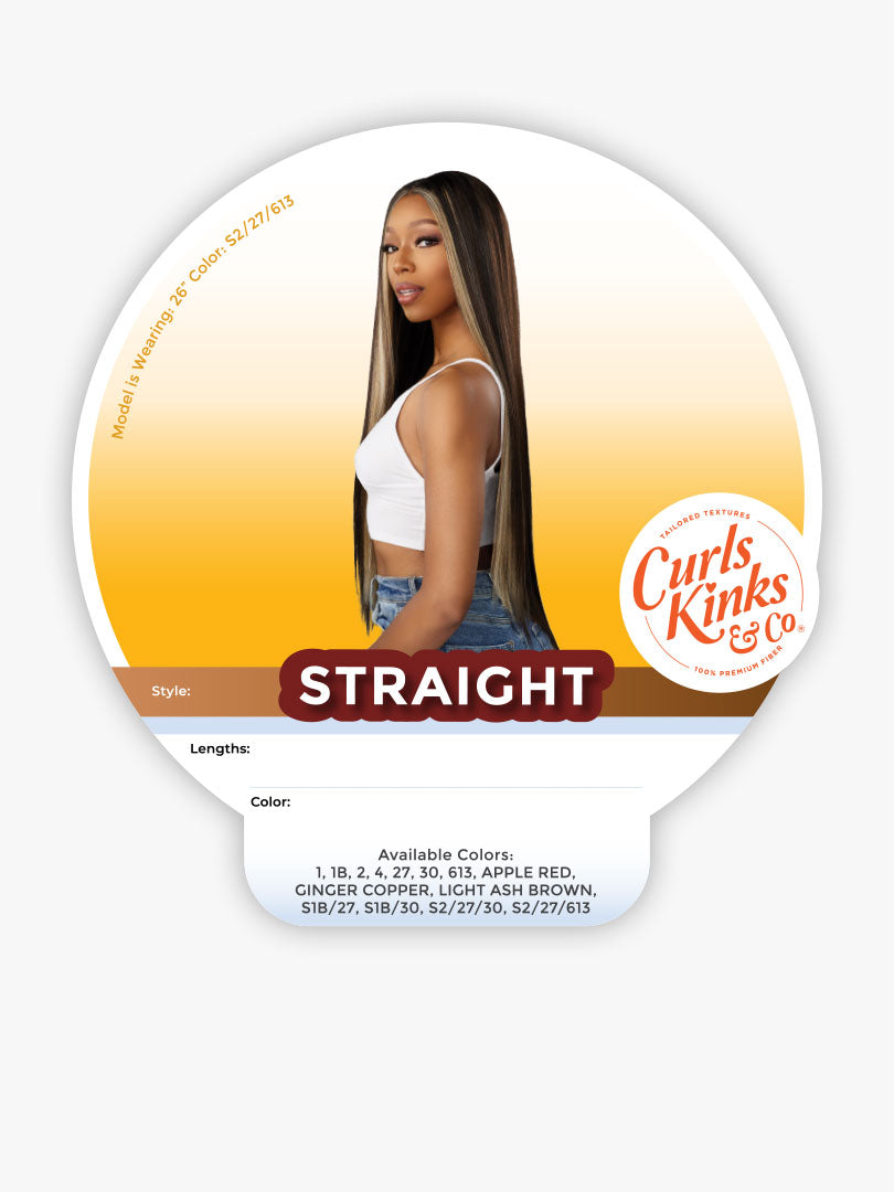 Curls Kinks & Co Straight CKST 18"