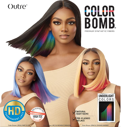 Color Bomb Lace Front Wig Kimia 14"
