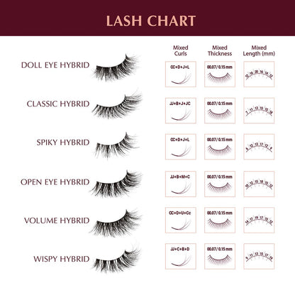 IEK IHL01 Hybrid Extension Lashes
