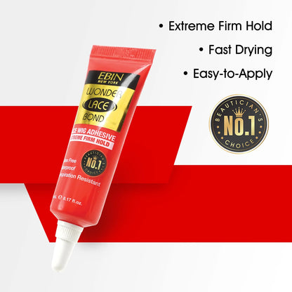Wonder Lace Bond Waterproof Adhesive .23 oz Extreme Firm Hold Active - WBF7